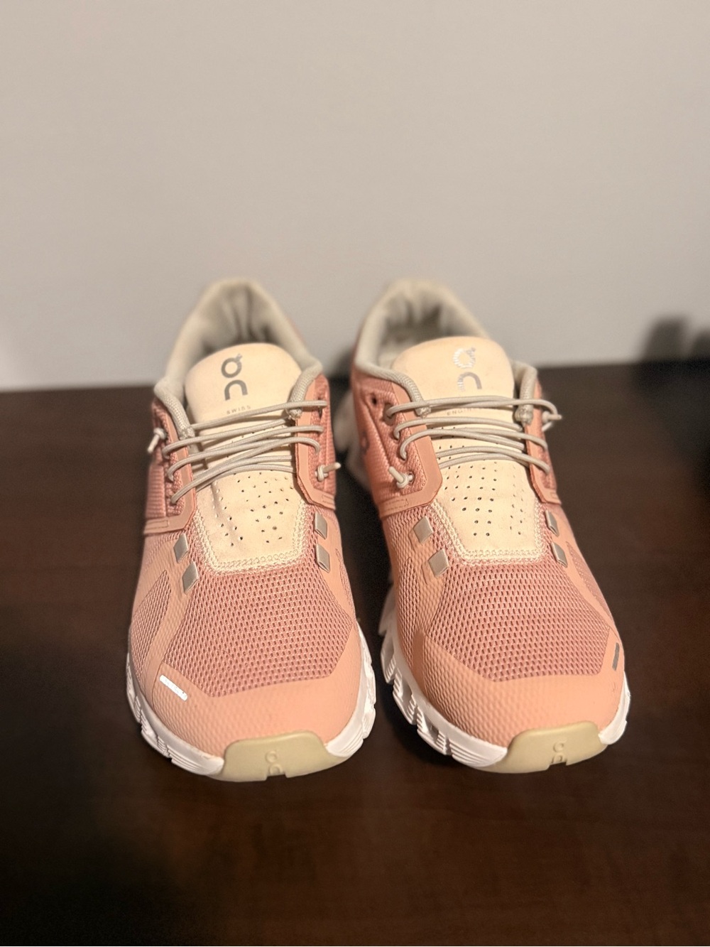 On Running Cloudnova Women's Sneakers - Rose Pink and Beige